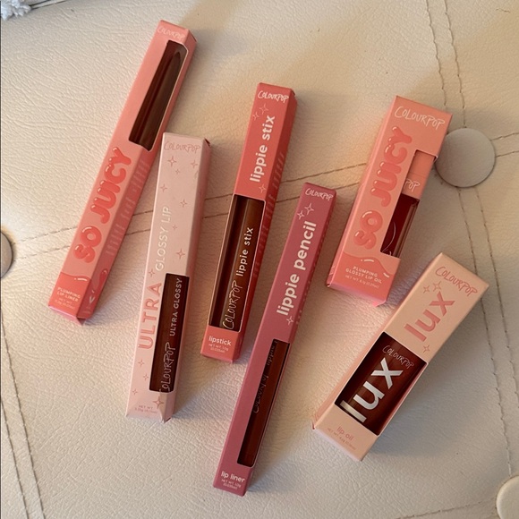 ColourPop Lip Bundle - Nude and Red Shades - Picture 1 of 9